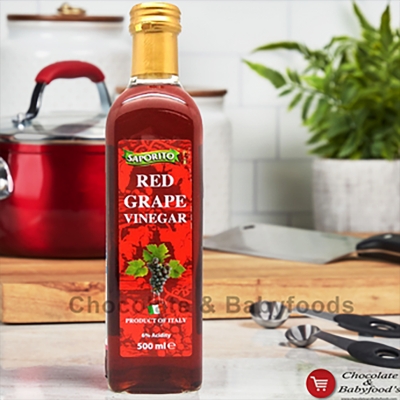 Picture of Saporito Red Grape Vinegar 6% Acidity 500 ml