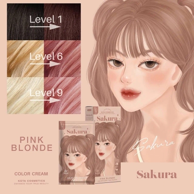 Picture of Kota Color Cream Hair Color (Pink Blonde)