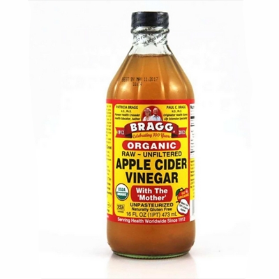 Picture of Bragg Organic Raw Unfiltered Apple Cider Vinegar With The Mother- 473 ml