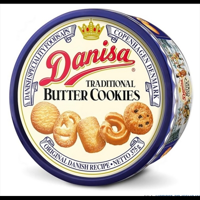 Picture of Danisa Traditional Butter Cookies Tin 454gm