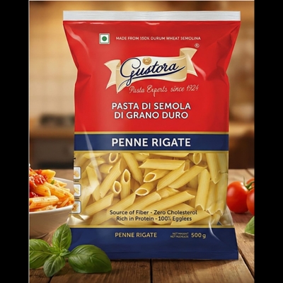 Picture of GUSTORA Penne Rigate Pasta, 500g
