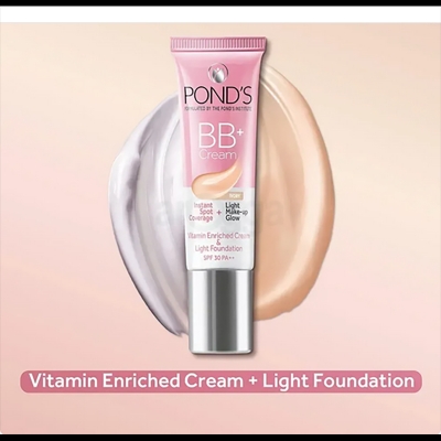 Picture of Pond's BB+ Cream Instant Spot Coverage + Light Make-up Glow Ivory SPF 30 PA++=18g