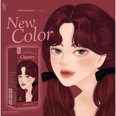Picture of Kota Cosmetics  hair colour cherry  Red 100ml