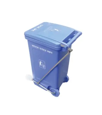 Buy Support SD05  Wheel Dustbin Paddle - Blue 120 Liter Online at Best Price