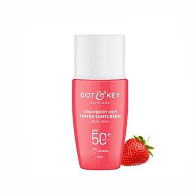 Picture of Dot and Key Strawberry Dew Tinted Sunscreen SPF 50+ PA++++ (03 Sand)