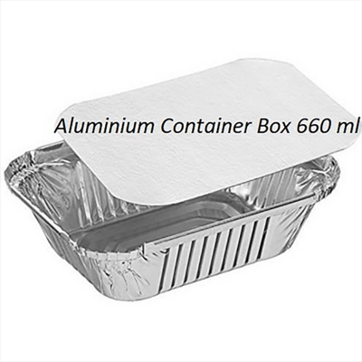 Picture of Aluminium Foil Container Box 660Ml 50 Pcs - Box