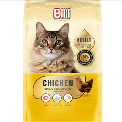 Picture of BILLI cat food Real Chicken, 500g (12 month plus)