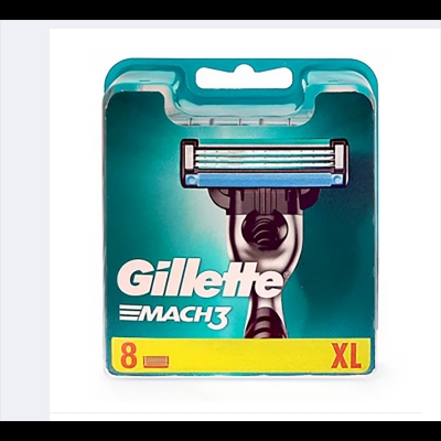 Picture of Gillette Mach3 8 PCs Cartridge Blade Germany+poland