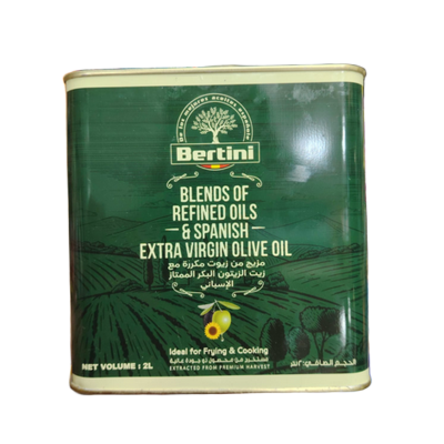 Picture of Bertini Spanish Oil With Extra Virgin_Olive Oil Tin 2Ltr