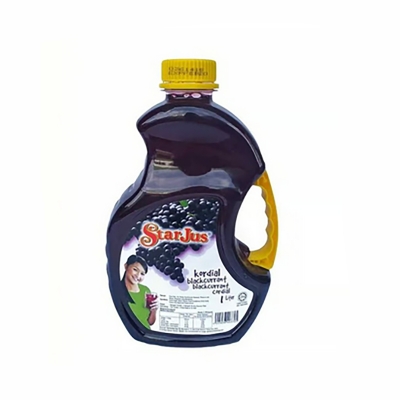 Picture of Starjus Cordial Blackcurrant 1 Ltr