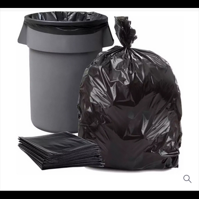 Picture of Black Trash Bag - 20*30 Inch - 20 pcs