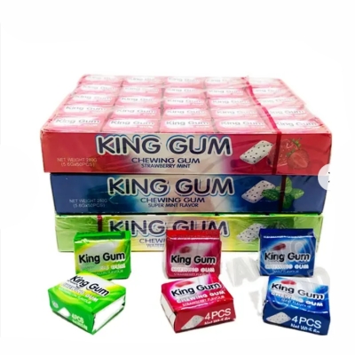 Picture of Kinggum available Flavor Chewing Gum - 50 Pcs 1 Box