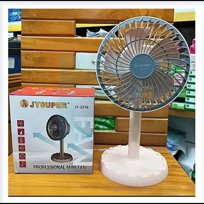 Picture of Jy Super Professional Lithium Battery Rechargeable Mini Fan | JY - 2218 (AC/DC Operation Option)