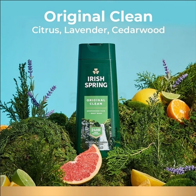Picture of Irish Spring Original Clean Moisturizing Face & Body Wash-591ml