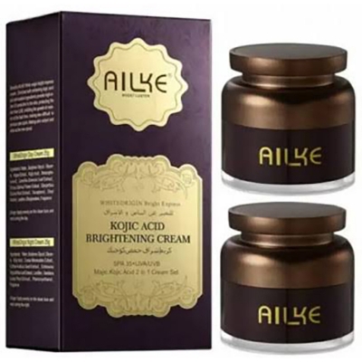 Picture of AILKE BOOST LUSTER KOJIC ACID BRIGHTENING  DAY+NIGHT CREAM SET COMBO -25g+25g ...