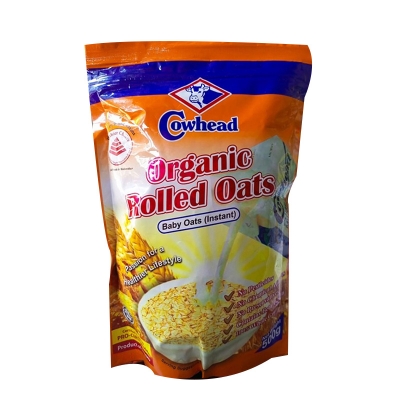 Picture of Cowhead Organic Baby Rolled Oats - 500gm (Canada)