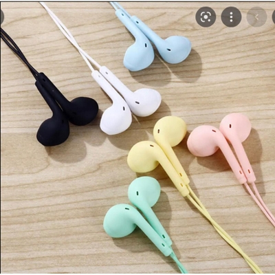 Picture of U19 Macaron Color 3.5mm HIFI In-ear Earphone Universal Headset Headphone with 1.2m Earphone Cable with Microphone Extra Bass Wired Earbuds for Ios & Android