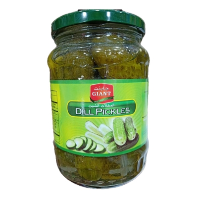 Picture of Giant Dill Pickles 680g - Gherkins