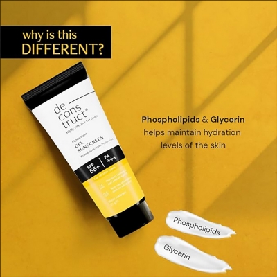 Picture of Deconstruct Lightweight Gel Water Resistant Sunscreen for Oily Skin SPF 55+ PA+++ 50g