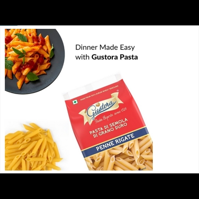 Picture of GUSTORA Penne Rigate Pasta, 500g