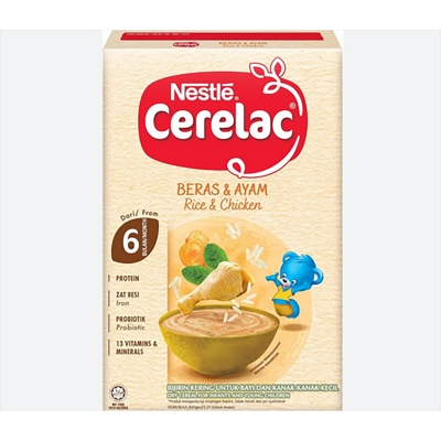 Picture of Nestle Cerelac Rice & Chicken pack 250gm (Malaysia)