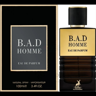 Picture of Maison Alhambra B.A.D Homme Eau De Parfum for Men (Inspired by Good Boy Bad Boy Carolina Herrera)-100ml