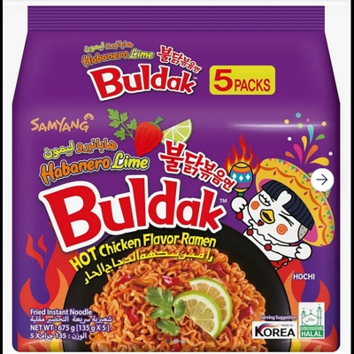 Picture of Buldak Habanero Lime Ramen 675g (Korea)