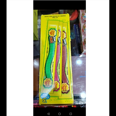 Picture of Chupa Chups Sour Belt, Mixed Fruit Flavour,- 9g*48pcs