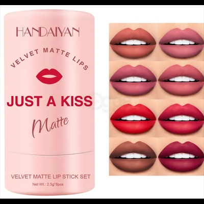 Picture of Handaiyan Just A Kiss- 8 pcs Velvet Matte Lipstick Set