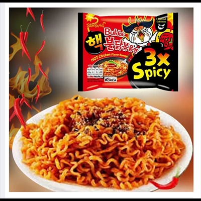 Picture of 3x_Spicy Hot Chicken Flavour Korean Noodle (140g) 1pcs