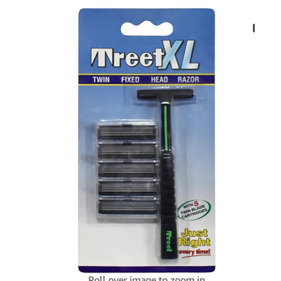 Picture of Treet XL Shaving Razor with 5 Twin