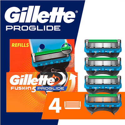Picture of Gillette ProGlide Razor Refills for Men, 4 Razor Blade Refills