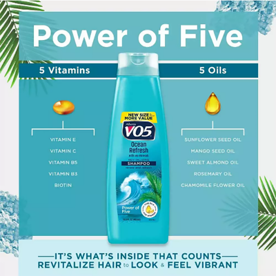 Picture of Alberto V05 Ocean Refresh with Sea Minerals Revitalizing Shampoo 500ml
