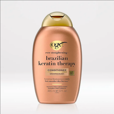 Picture of OGX Ever Straightening + Brazilian Keratin Smooth Hair Conditioner 385ml