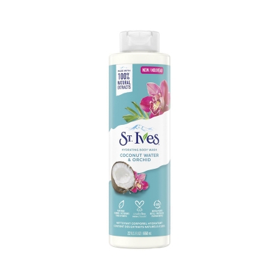 Picture of ST Ives Coconut Water & Orchid Shower gel body wash used for Male/ female - 650 ml