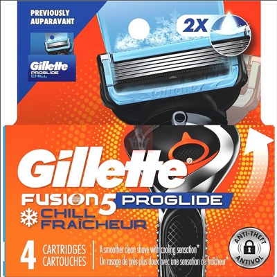 Picture of Gillette Fusion 5 Proglide Chill Fraicheur 4 Blade Refills