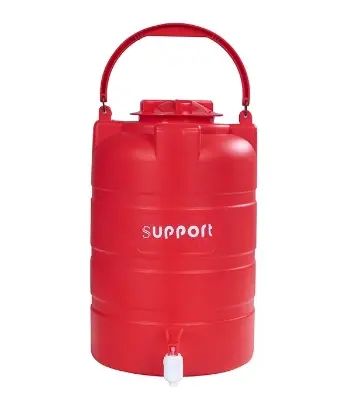 Picture of Support 20L BLOW Tank with TAP Red