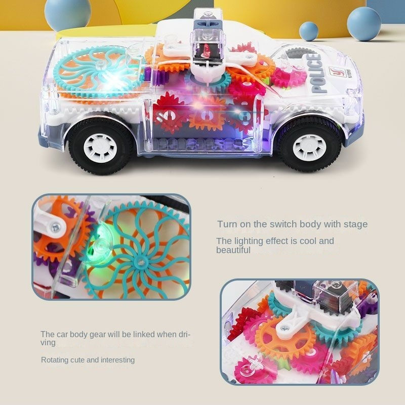 Picture of Gear Concept Mechanical Car,3D Car Toy for Kids with 360 Degree Rotation, Concept Racing Car Toy (Multicolor)