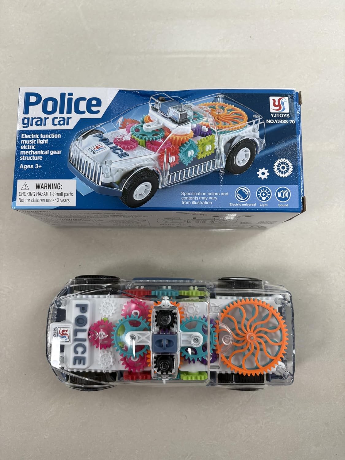 Picture of Gear Concept Mechanical Car,3D Car Toy for Kids with 360 Degree Rotation, Concept Racing Car Toy (Multicolor)