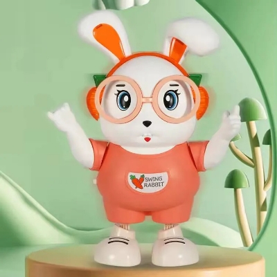 Picture of Hot Selling Baby Toys Jumping And Dancing Electric Bunny Robot (Multicolor)