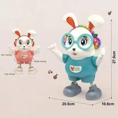 Picture of Hot Selling Baby Toys Jumping And Dancing Electric Bunny Robot (Multicolor)