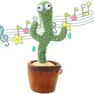 Picture of Dancing Talking Cactus Toy | New update musical and talking dancing live cactus for baby (one color)