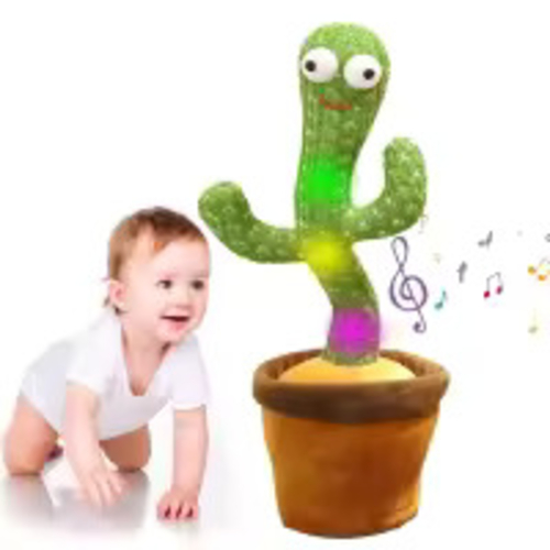 Picture of Dancing Cactus Singing Interactive Toy for Kids - Educational Musical Learning Instrument | new update dancing cactus musical toy (one color)