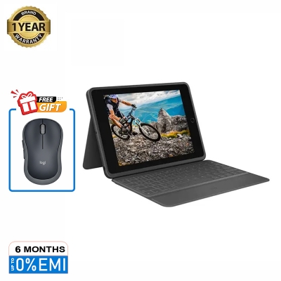 Picture of Logitech Rugged Folio - Smart protective Keyboard Case Graphite