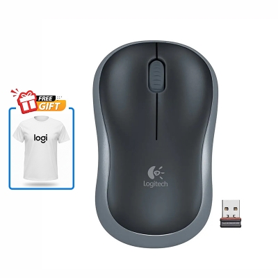 Picture of Logitech M185 Wireless mouse Radio Optical Grey