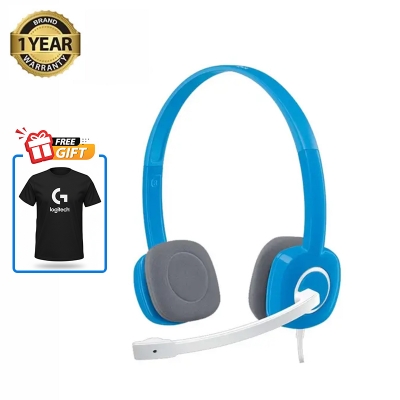 Picture of Logitech H150  Headphone (Dual port) Sky Blue