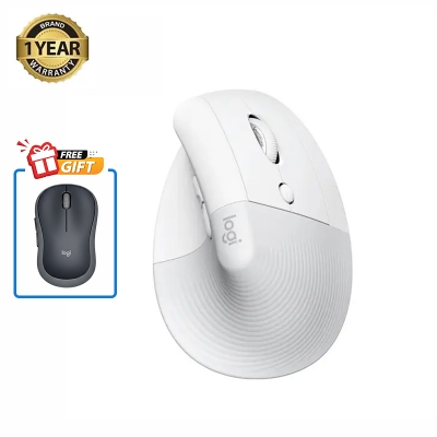 Picture of Logitech Ergo Series Lift Bluetooth Vertical Ergonomic Mouse Off White
