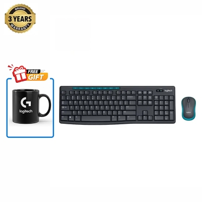 Picture of Logitech MK275 Wireless Keyboard & Mouse Combo Black & Blue 