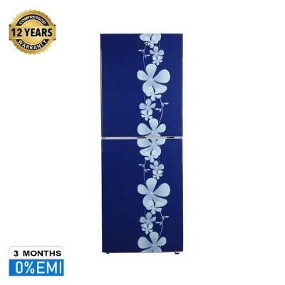 Picture of ViGO Refrigerator RE-222 L Blue Side Flower Top Mount