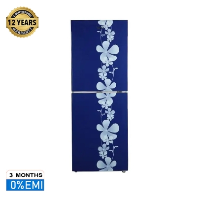 Picture of ViGO Refrigerator RE-262 L Blue Side Flower Top Mount